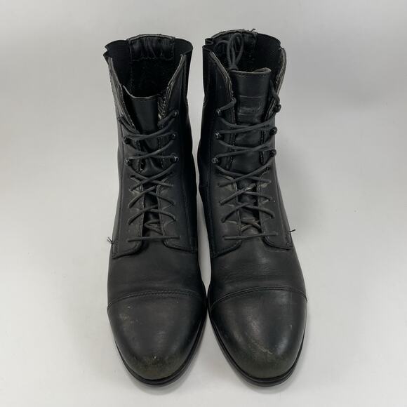 Ariat Boots Paddock Scout Zip Cap Toe Ankle Black Womens Size 7 B Western - Picture 10 of 11
